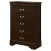 Janson - 5 Drawer Bedroom Chest - Cappuccino