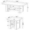 Salton - 3 Piece Coffee Table Set - Black