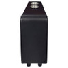 Nseluka - Upholstered Wedge Console For Home Theater With Cupholders - Black
