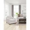 Mahaffey - Upholstered Sloped Track Arm Chair - Beige