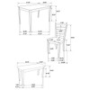 Arvin - 5 Piece Dining Set With Rectangular Table And Bench With Seats - Cappuccino
