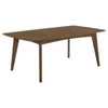 Marcella - Rectangle Dining Table With Leaf Extension - Dark Walnut