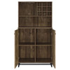 Harlie - 2 Door Wine Cabinet - Oak