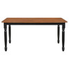 Hayward - Dining Table Rectangular Table With Rounded Edge Top - Walnut