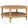 Isbell - Round Table With Storage Shelf