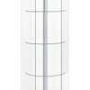 Tenley - 4 Shelf Curio Cabinet With Hexagonal Design