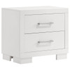 Copper - 2 Drawer Rectangular Nightstand