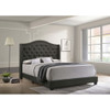 Maassluis - Bed With Button Tufted Headboard