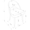 Arched Back Dining Chairs (Set of 2)