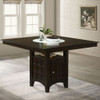 Tolland - Counter Height Dining Table With Storage Pedestal - Cappuccino