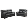 Borden - 2 Piece Living Room Set With Smooth Upholstery - Gray