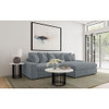 Marcus - Fog Track Arms Reversible Sectional With Pillows - Fog