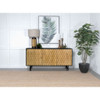 Madrid - 3 Door Accent Cabinet Doors - Natural / Black