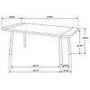 Governess - Rectangular Dining Table - Natural