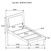 Dulcey - Bedroom Set & LED