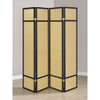 Sensei - 4 Panel Bamboo Room Divider Folding Screen - Natural