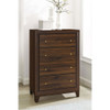 Anza - 4 Drawer Chest Storage Solution - Walnut