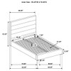 Dulcey - Bedroom Set With Modern Tufted Headboard