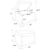 Merced - Lift Top Storage Ottoman