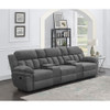 Divine - 5 Piece Power Reclining Home Theater Seating Set With Memory Foam Cushions And Storage Consoles