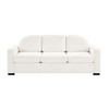 Modern 3 Seater Sofa With Curved Backrest
