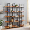 Vintage Industrial 5 Tier Open Bookcase
