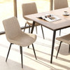 Dining Chair Set With Padded Backrests (Set of 4) - Beige