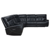 Hayden - Dual Power Reclining Sectional Sofa - Black