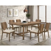 Graham - 7 Piece Rectangular Dining Table Set - Walnut