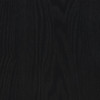 Sloped Arm Swivel Chair - Black
