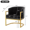 Upholstered Reading Accent Armchair For Living Room