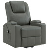 Macklin - Power Lift Massage Recliner With Heat And Dual Cupholders