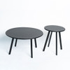 Round Nesting Coffee Table (Set of 2) - Black