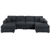 Modern Design Sectional Set With Right And Left Arm Chaise
