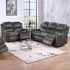 Modern Living Room Set With Square Armrest, Cushion Backrest