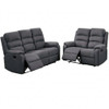Modern Living Room Set With Manual Recliner