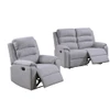 2 Piece Living Room Set With Manual Reclining Loveseat And Recliner