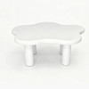 Cloud Shaped Coffee Table With 4 Round Legs