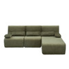 Oversized Sectional Sofa, Living Room Seating With Modular Design