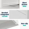 3 Drawer Nightstand, Bedroom Side Table