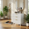Fluted 3 Drawer Dresser