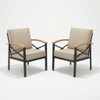 Outdoor Patio Armchair, All Weather (Set of 2)
