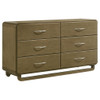Tully - 6 Drawer Dresser - Nutmeg Brown