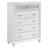 Randall - 5 Drawer Chest - White