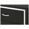 4 Drawer Bedroom Chest With Handles Furniture - Black