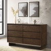 Hemlock - 6 Drawer Dresser Cabinet - Brown