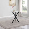 Fitz - Round Bistro Bar Table With X Base - Silver