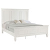 Chelema - Eastern King Panel Bed - Cream White