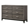 Cabrillo - 6 Drawer Dresser - Gray