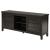 Sutter - 2 Door TV Stand With Mission Design - Dark Brown